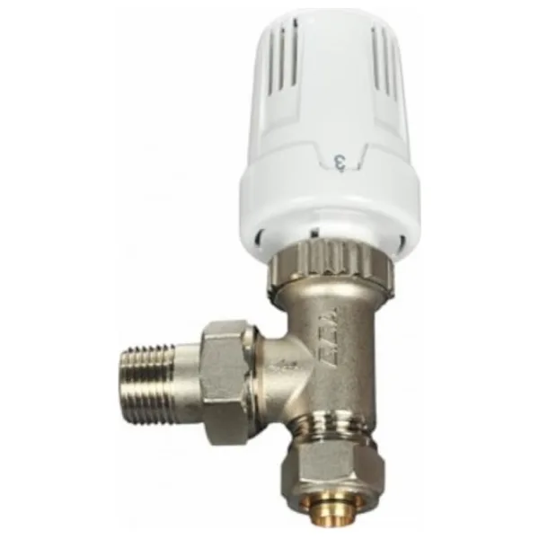 E.C.A. RV3 602120549 1/2" Köşe Termostatik Radyatör Vanası