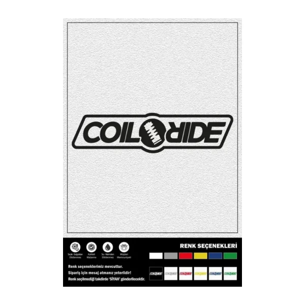 Ecce Coıl Rıde Stıcker 30 X 7 Cm Eru00067