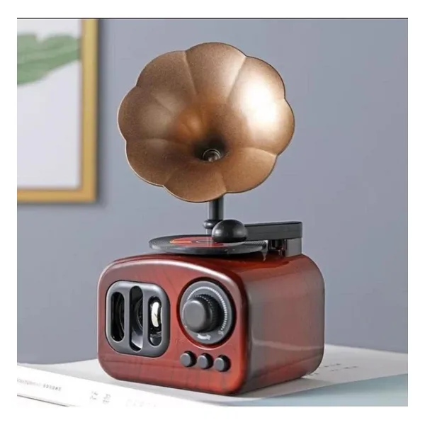 Gramofon Tasarımlı Müzik Kutusu