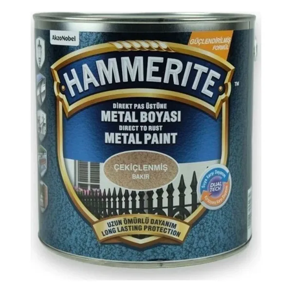 Hammerite Direkt Pas Üstü Çekiçlenmiş 0.75 lt Metal Boya