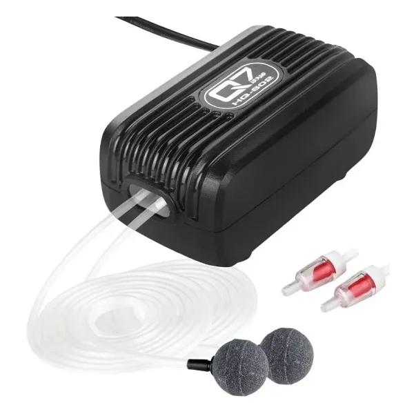 HQ-602 3W 2x2.5L/min Akvaryum Hava Pompası