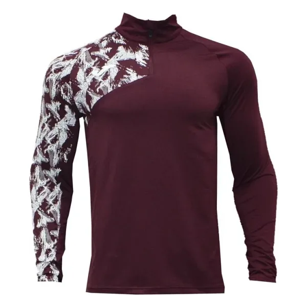 Joma Premium Training 9212328 Yarım Fermuarlı Bordo Erkek Eşofman Üstü
