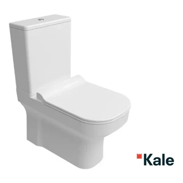 Kale Loft Smart Duvara Sıfır Klozet Taharet Delikli + Rezervuar + Slım Smart Kapak+Rezervuar İç Takım