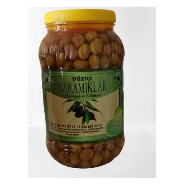 KARAMIKLAR ZEYTİNYAĞI 3 Kg Yeşil Kırma Zeytin