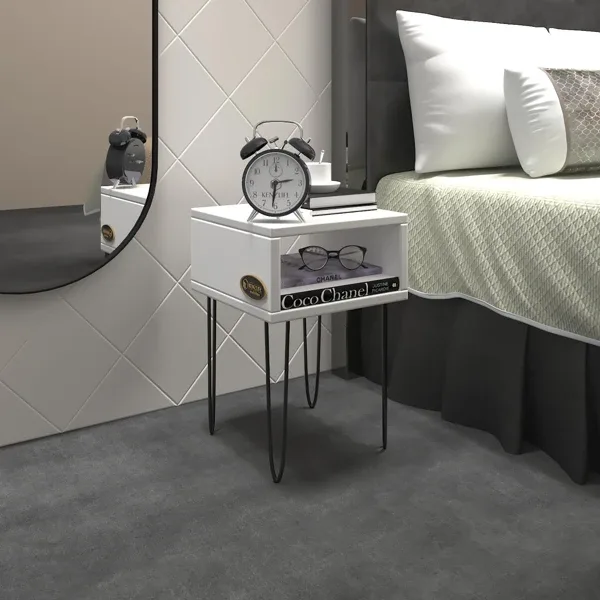 Kenzlife Ortense Metal Ayaklı Minik Boy Komodin