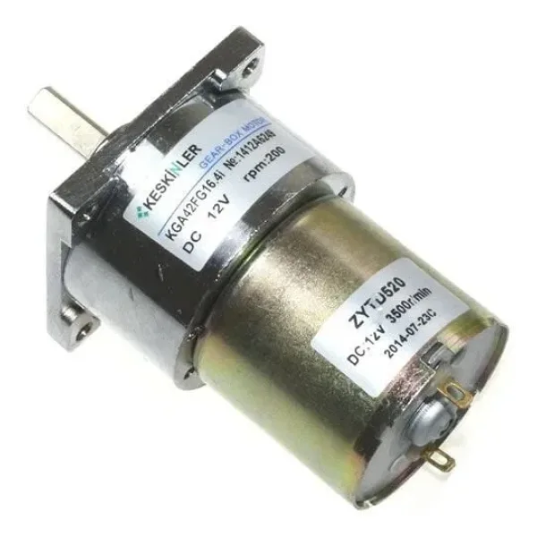 KGA-42 12V 210Rpm/520 Redüktörlü Dc Motor