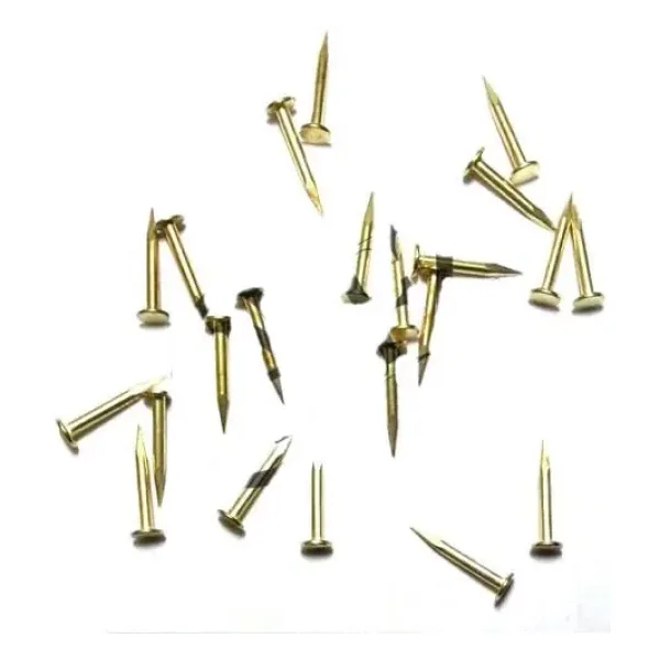 Klips, Menteşe, Ayağı Çivisi 9mm Çelik - Sarı 100gr