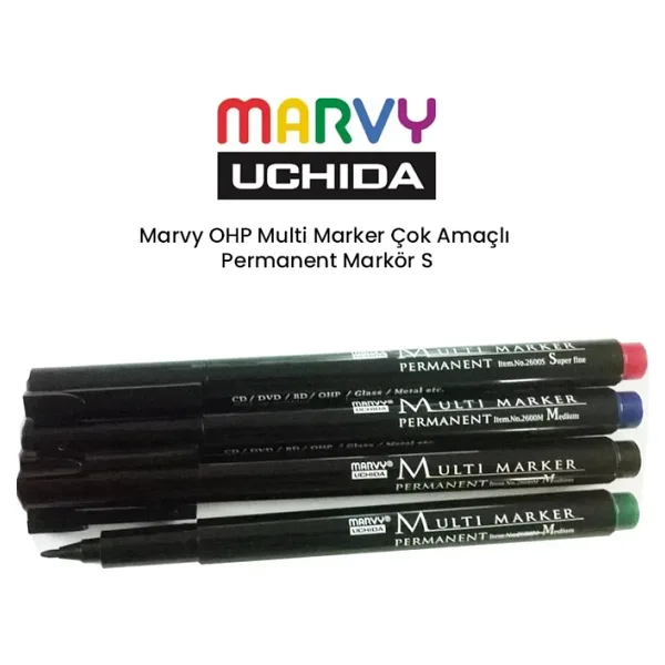 Marvy Ohp Multi Marker Çok Amaçlı Permanent Markör S