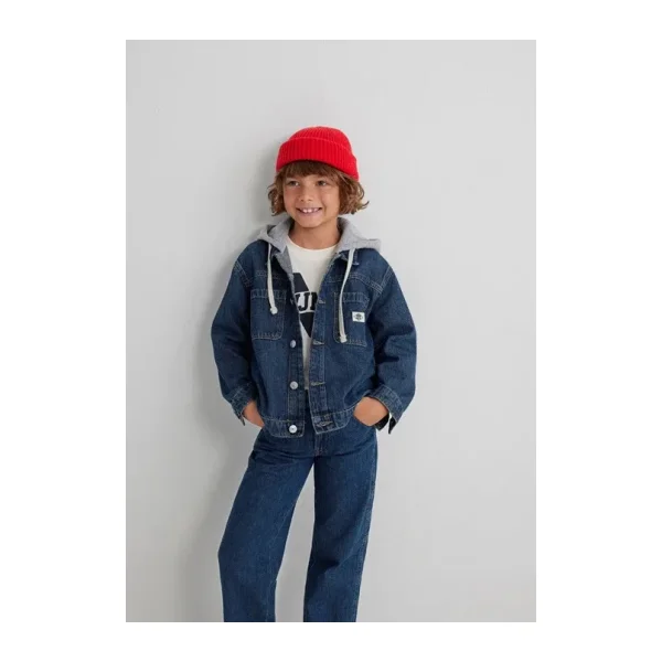 Mavi Kai Street Mv91 Koyu Jean Ceket 6111402-91062 - 7-8 Yaş