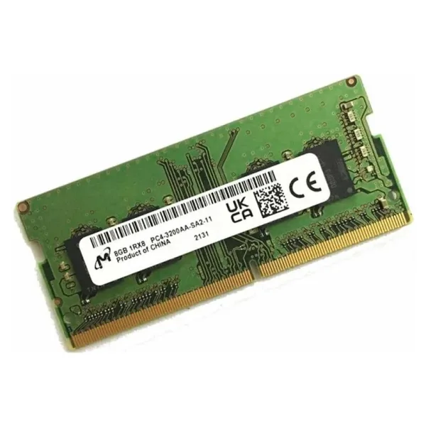 Mıcron 8gb 1rx8 Ddr4 Sodımm PC4-25600 3200MHZ CL22 MTA8ATF1G64HZ-3G2R1 Noteook Ram Bellek