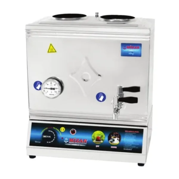 Mizan 40 Lık Elektrikli 30 Litre 2 Demlikli Çay Kazanı Çay Ocağı-demliksiz