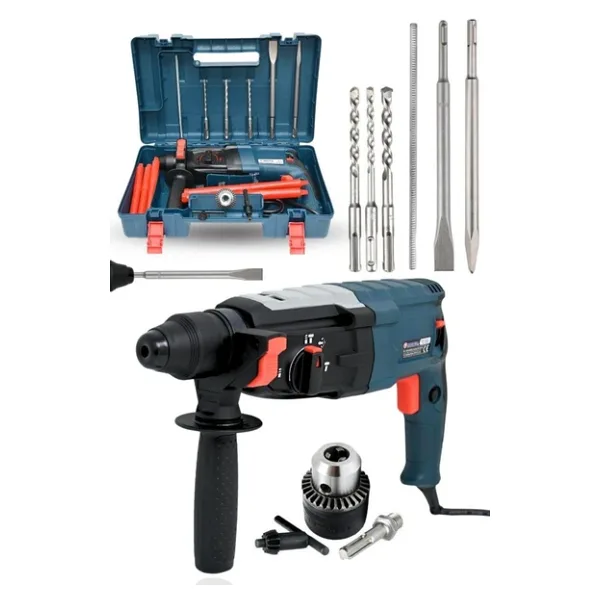Mur-Cell Mur-hlt005 900w Metal Şanzıman Darbeli Matkap Kırıcı Delici Hilti 2-28mm