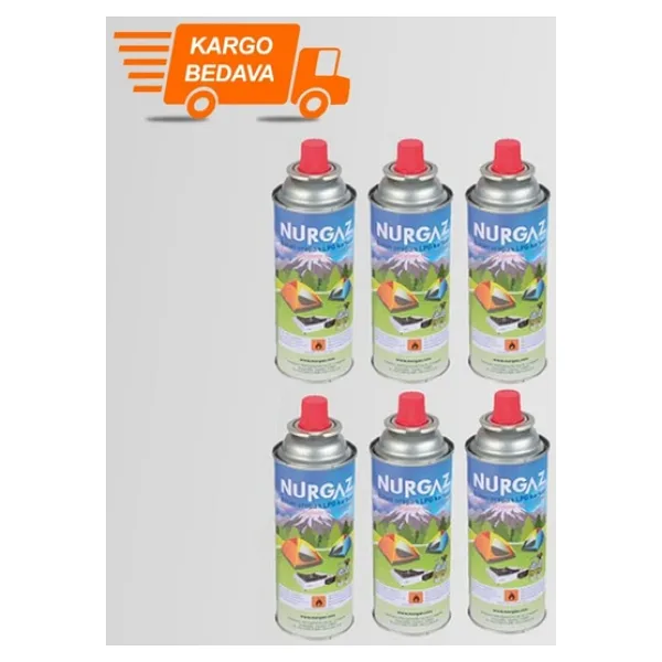 Nurgaz NG-207 220 gr 6 Adet Gaz Kartuşu