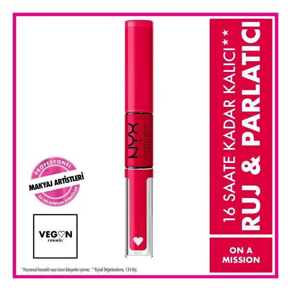 NYX Shine Loud High On A Mission Dudak Parlatıcısı