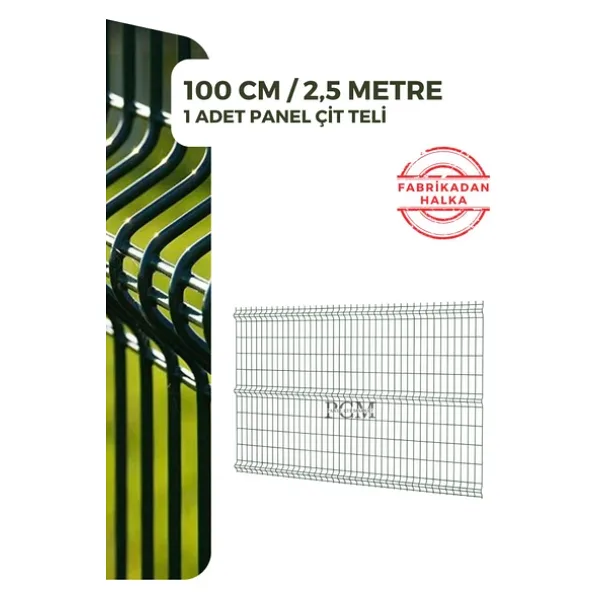 Panel Çit Market Pcm 100 x 250 cm Panel Çit Teli