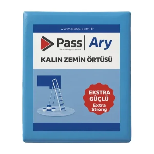 Pass Ary Ekstra Güçlü Kalın Zemin Boya Koruma Örtüsü 50 M2 (4 x 12,5 M)