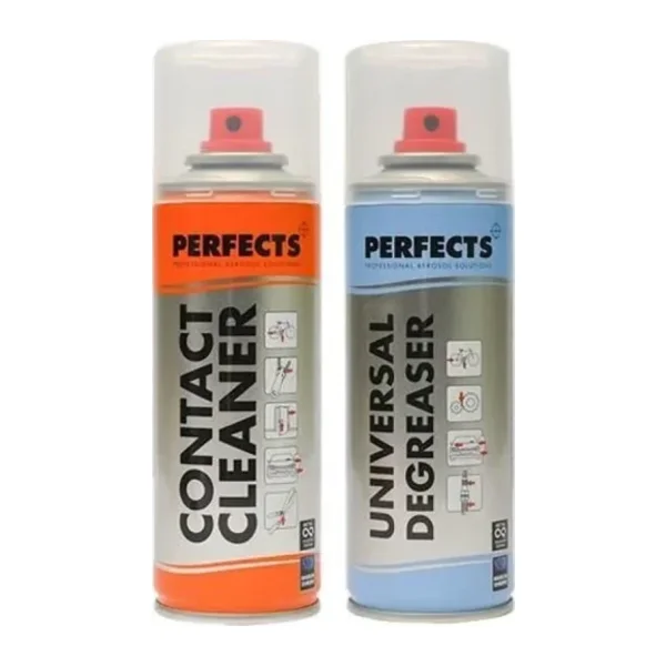 Perfects Contact Cleaner - Unıversal Degreaser Cleaner Yağlı Ve Yağsız Kontak Sprey 2Li
