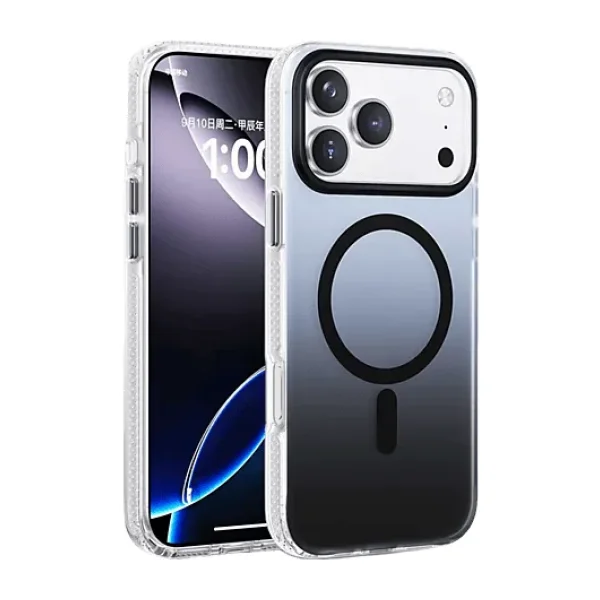 Piili Iphone 17 Pro Gradient Magsafe Kılıf - Siyah