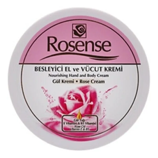 Rosense Besleyici El ve Vücut Gül Kremi 250 ml 3'lü - 83