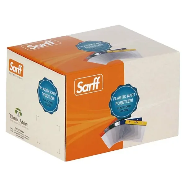 Sarff Kart Poşeti Şeffaf 100'Lü 11,5x16 cm