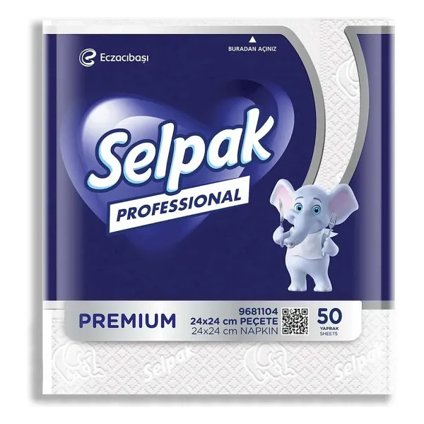 Selpak Professional Premium 24x24 cm 50'li Mini Peçete