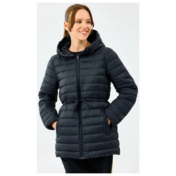 Skechers Light Weight Quilted S2520206 Kapüşonlu Kadın Şişme Mont