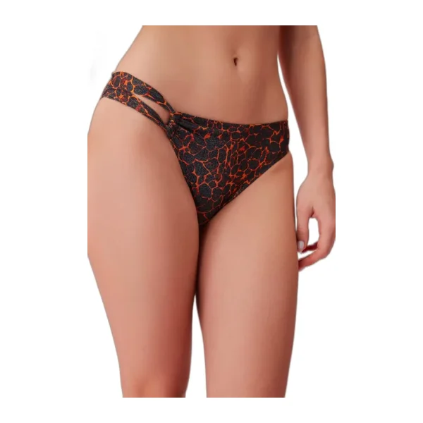 Suwen Agatha Yanı Detaylı Parlak Bikini Alt