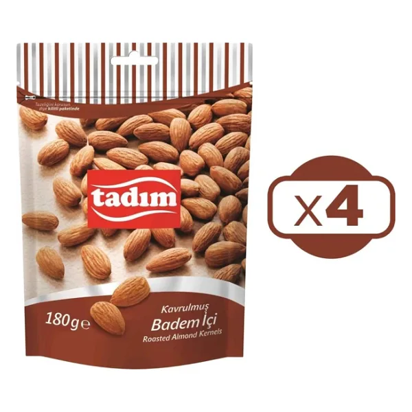 Tadım Kavurulmuş Badem İçi 180 G X 4 Adet