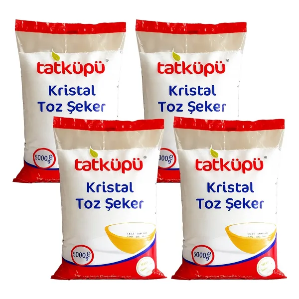 Tatküpü Toz Şeker 5 Kg X 4 Adet