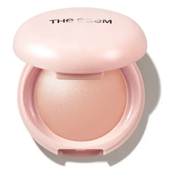 The Saem Glam Perfection Baked PK01 Rose Glare Highlighter