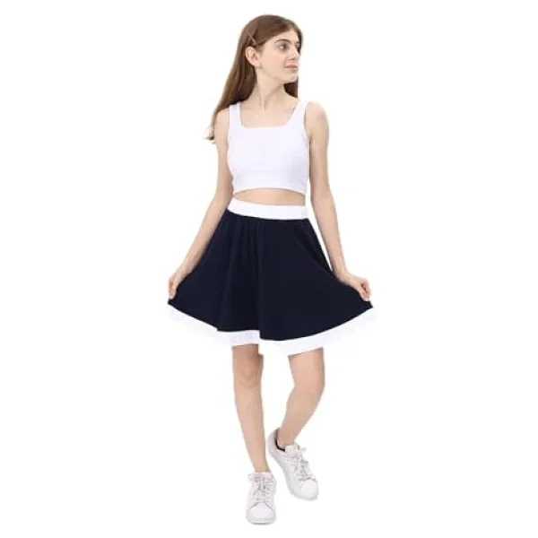 Toontoy Kız Çocuk Etek Lacivert 12-13 YAŞ