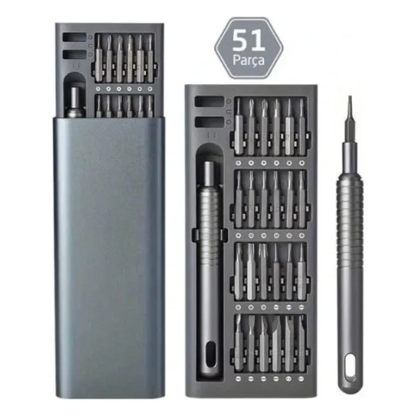 Uf-Tools Ks-840117 Hassas 51 Parça Bits Uçlu Tornavida Seti