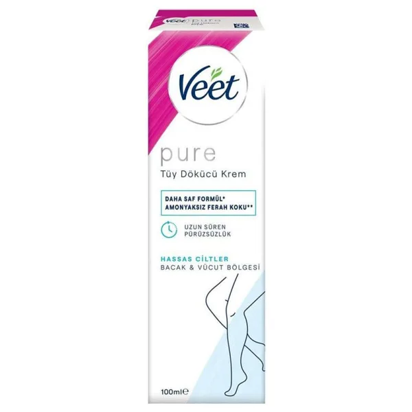 Veet Pure Hassas Ciltler için 100 ml Tüy Dökücü Krem