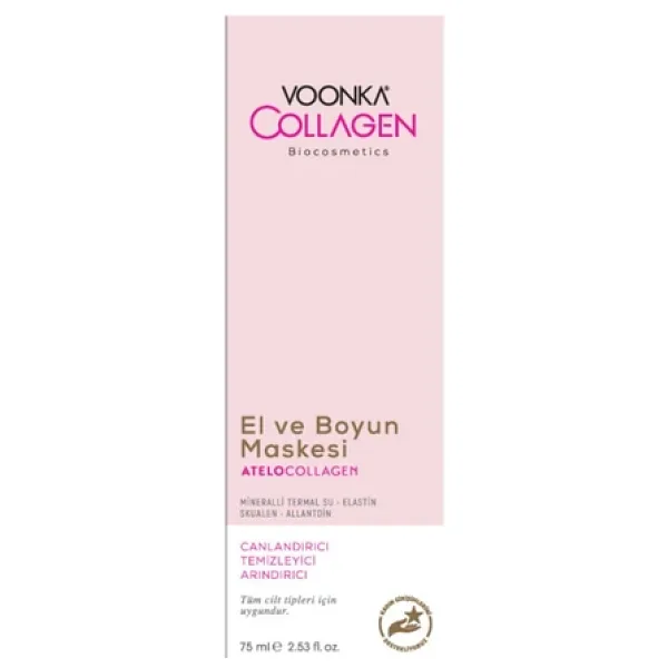 Voonka Biocosmetics El Ve Boyun Maskesi 75 Ml