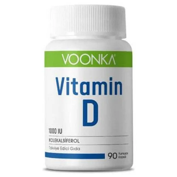 Voonka Vitamin D 90 Yumuşak Kapsül