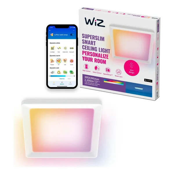 WiZ 17 W RGB Akıllı Panel Armatür