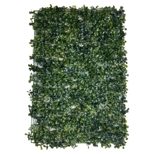 10'LU YAPAY ÇİÇEK DUVAR KAPLAMA PANEL ŞİMŞİR TABAKA 40x60 CM