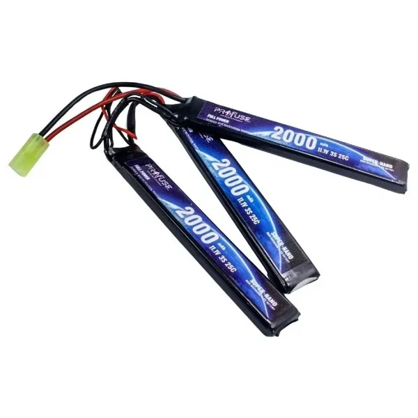 11.1V 3S 2000mAh 25C Airsoft Lipo Batarya