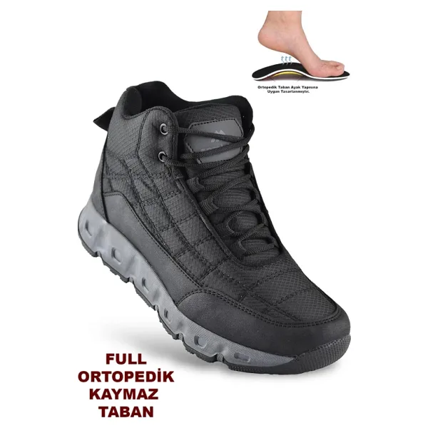 2602 Ortopedik Bagli Outdoor Erkek Bot Ayakkabi Gunluk Erkek Kislik Bot