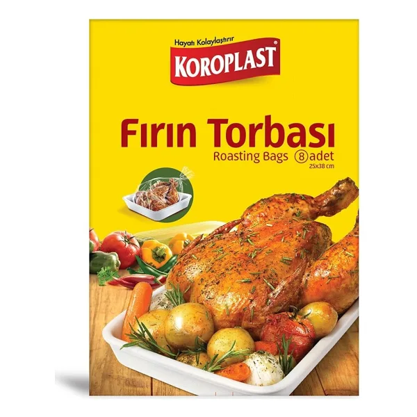 3 ADET Koroplast Fırın Torbası 25x38