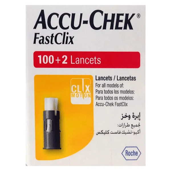 Accu-Chek Fastclix 100+2 Lancets