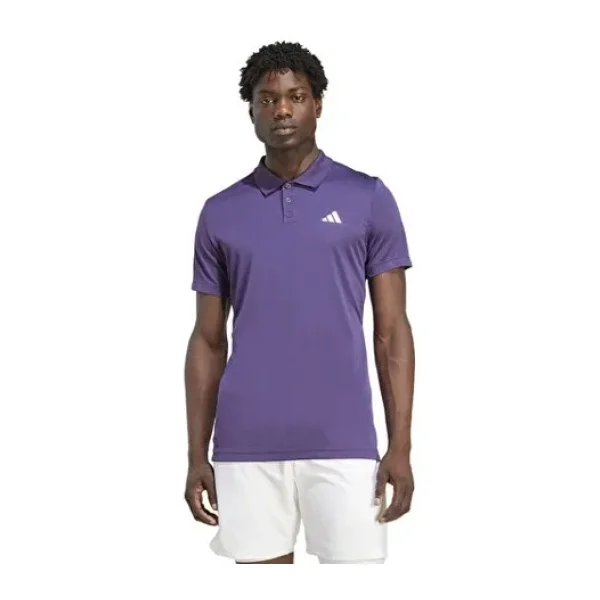 Adidas Tennis Climacool FreeLift JW9849 Mor Kısa Kollu Polo Yaka Erkek Spor Tişört