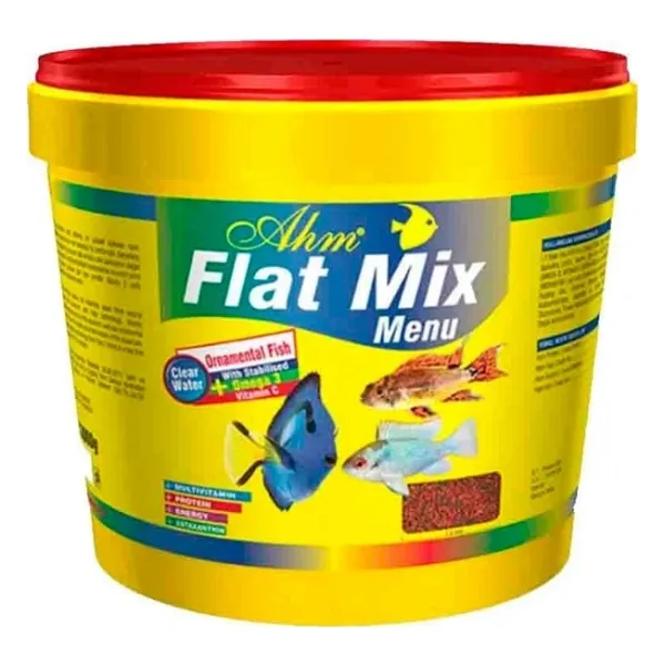 Ahm Flat Mix Menu 10 lt / 3 kg Granül Balık Yemi