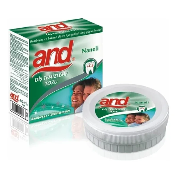 And Naneli Diş Temizleme Tozu 40 gr