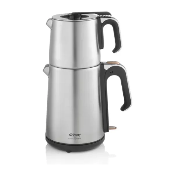Arzum AR3023 Çaycı Heptaze 1650 W Çelik Çay Makinesi