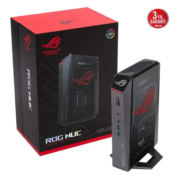 ASUS ROG NUC Intel UltraTM U9-275HX - NVIDIA GeForce RTX 5070 - 32GB RAM - 1TB SSD - Win11 Gaming Mini Masaüstü PC - RNUC15JNK9X489A2 - Windows 11 Home