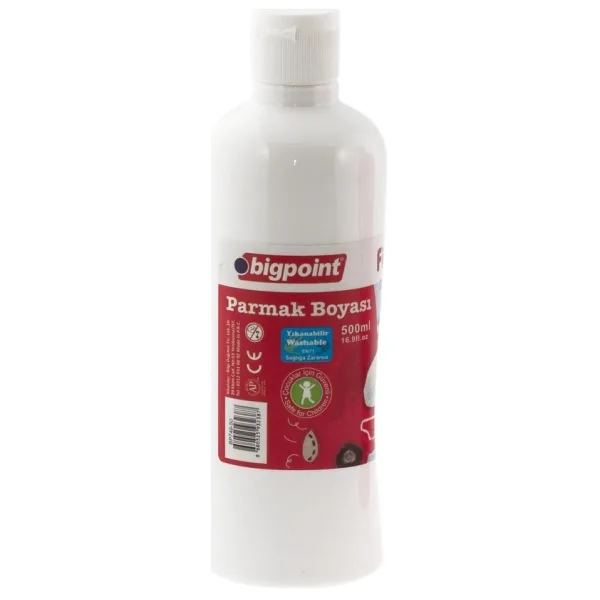 Bigpoint 500 ml Beyaz Parmak Boyası