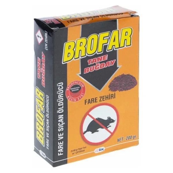 Brofar Tane Buğday Fare Zehiri 200 gr