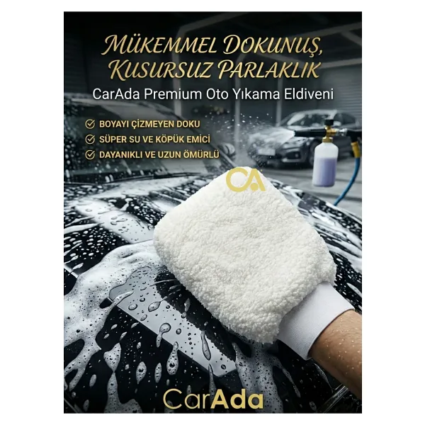 Carada Premium Sherpa Oto Yıkama Eldiveni