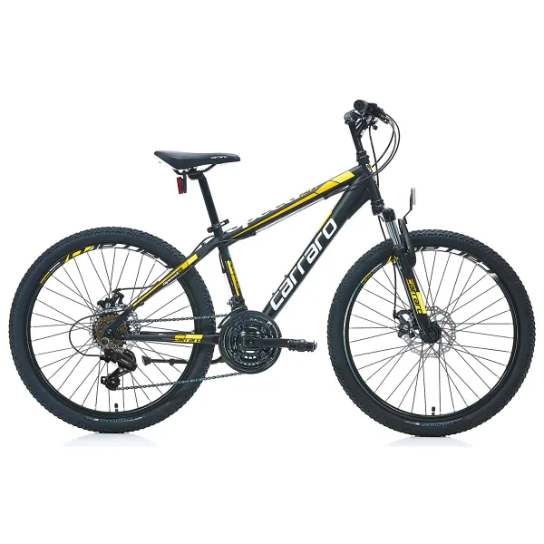 Carraro Speed 241 MD Siyah-Sarı 21 Vites 24 Jant Dağ Bisikleti